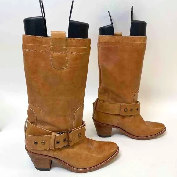 Frye Women's Brown Tall Boots - Size 10 - Picture 2 of 9